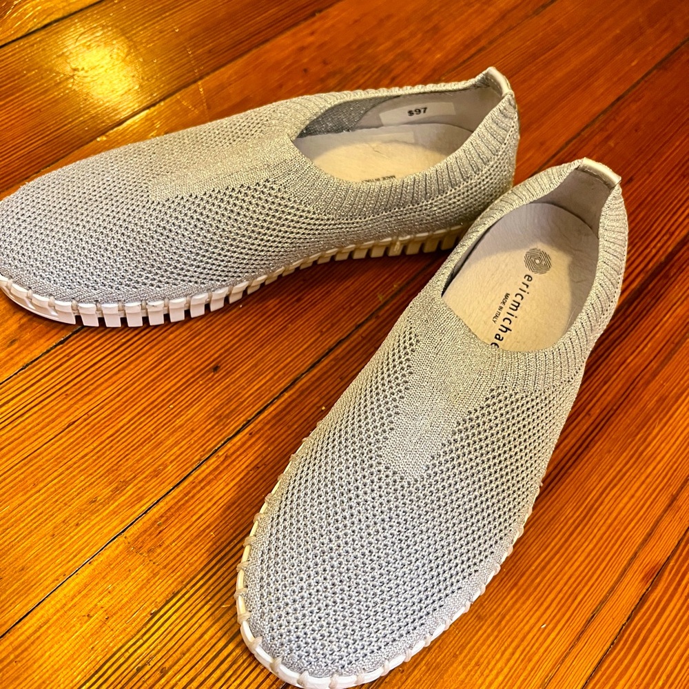 Silver sparkling Eric Michael Shoes